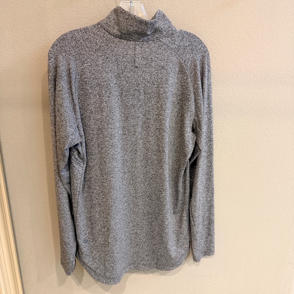 Lululemon Metal Vent Tech quarter Zip Pullover Heather Gray Running Training  M - Picture 5 of 7